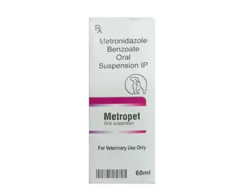 Sihil Metropet Oral Suspension,Metronidazole Benzoate for Dogs & Cats, 60 ML Ithinkpets.com