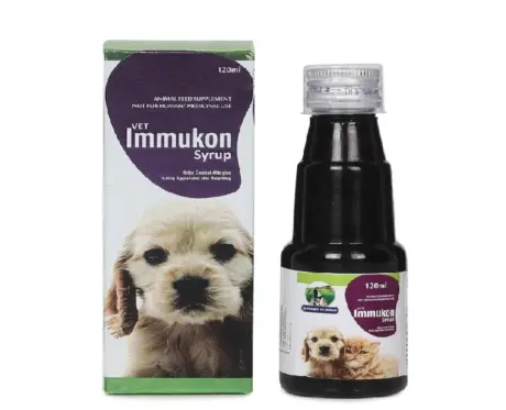 Skonner Pharma Immukon Syrup for Dogs Helpful in Allergies, Itching Relief, 200 ML at ithinkpets.com (1) (1)