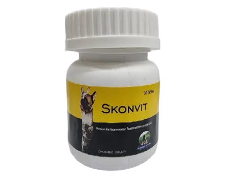 Skonner Pharma Skonvit Tablet Multivitamin Supplement for Dogs, 30 Tablets at ithinkpets.com (1) (2)
