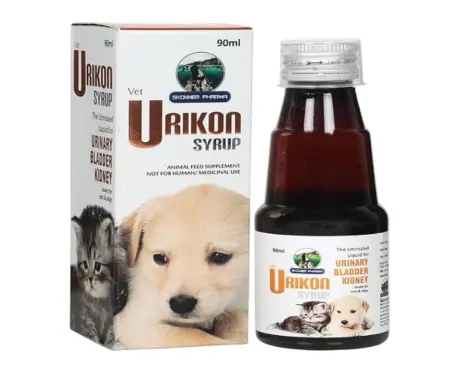 Skonner Pharma Urikon Syrup for Dogs & Cats, 90 ML at ithinkpets.com (1)