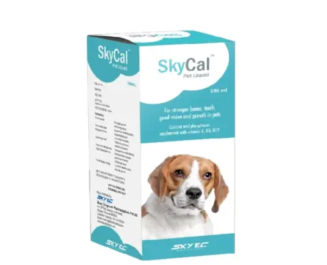 Skyec SkyCal Calcium Supplement Syrup for Dogs and Cats, 500 ML at ithinkpets.com (1) (1)