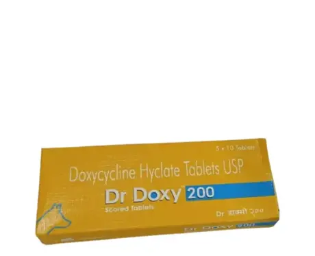 TTK Dr Doxy 200 MG Doxycycline Tablet for Dogs and Cats 10 Tablets Ithinkpets.com