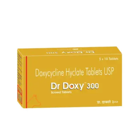 TTK Dr Doxy 300 MG antibiotics tablet for dogs and cats doxycycline hyclate Ithinkpets.com