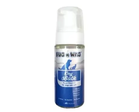 TTK Hug N Wag Dry Bath Foam Cleanser for Dogs and Cats, 150 ML at ithinkpets.com (1) (1)