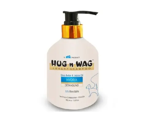 TTK Hug N Wag Hydra Shampoo with Hyaluronic acid for Dogs, 350 ML at ithinkpets.com (1) (1)