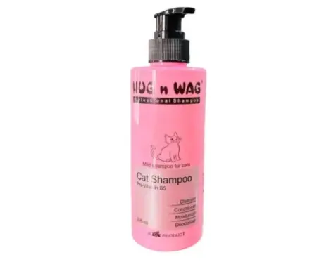 TTK Hug N Wag Mild Cat Shampoo with Pro Vitamin B5, 225 ML at ithinkpets.com (2)