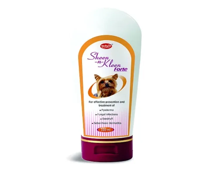 Venkys Sheen N Kleen Forte Shampoo for Dogs and Cats, 200 ML at ithinkpets.com (1)