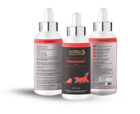 Venttura Immunity Booster cat immunity and stress relief liquid Ithinkpets.com
