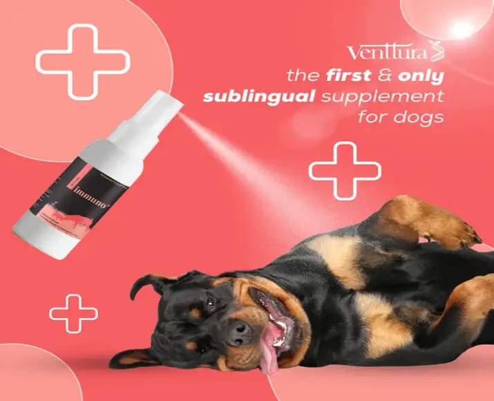 Venttura Immuno Plus Spray dog immunity supplement 100ml Ithinkpets.com