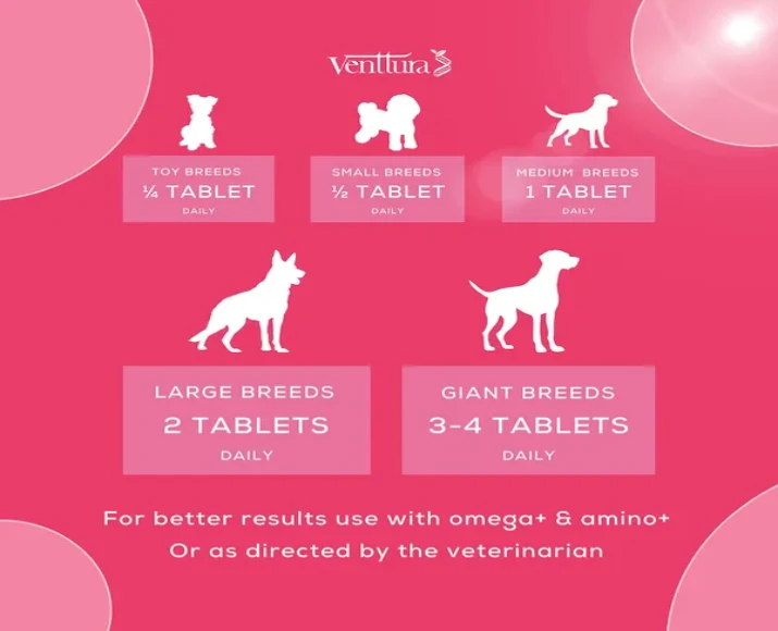 Venttura Lacto Plus Milk Boosters Chewable Tablets for Dogs, 45 Tablets at ithinkpets.com (4)