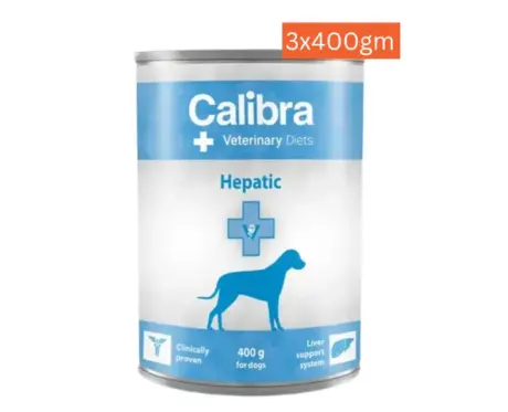Calibra Hepatic Dog Wet Food Cans 400GM for liver support – Ithinkpets.com