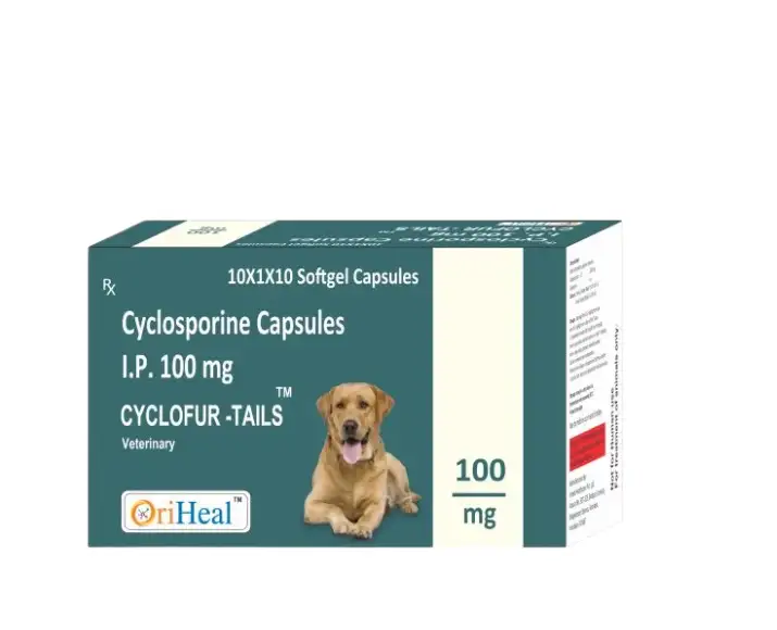 Oriheal Cyclofur Tail 100 MG Cyclosporine Tablets for Dogs Skin Care Ithinkpets.com