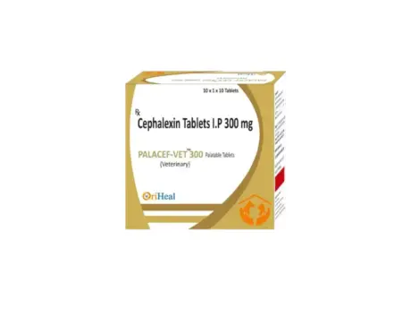 Oriheal Palacef Vet 300 MG Cephalexin tablets for dogs and cats antibiotics Ithinkpets.com