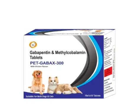 Oriheal Pet Gabax 300 MG,(Gabapentin & Methylcobalamin), 10 Tablets at ithinkpets.com 1 (1)
