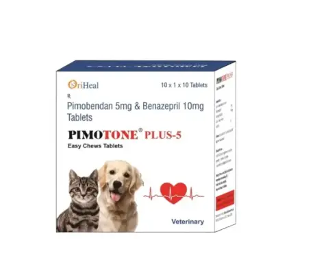 Oriheal Pimotone Plus 5 MG Tablet for Dogs and Cats, 10 Tablets at ithinkpets.com 1