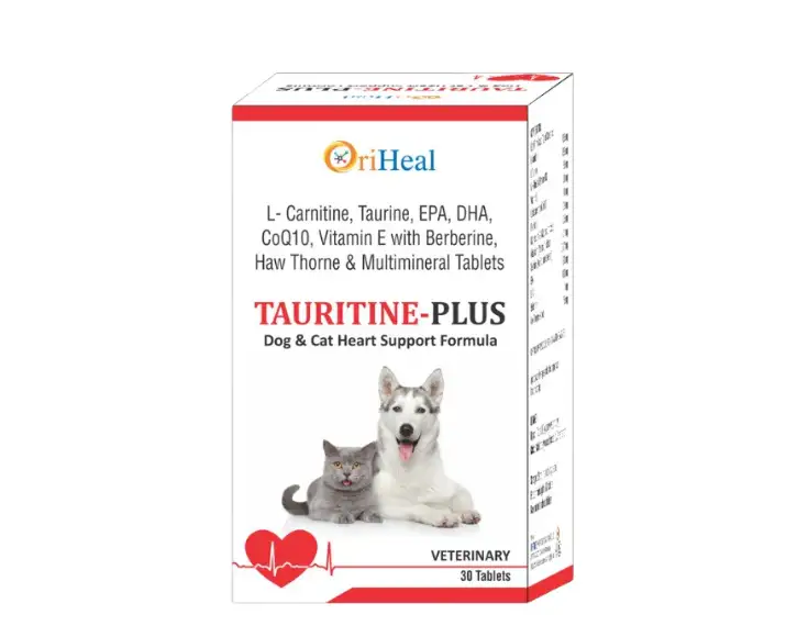 Oriheal Tauritine Plus heart support tablets for dogs and cats – Ithinkpets.com
