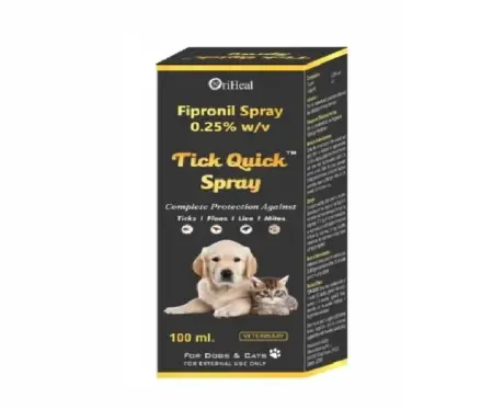 Oriheal Tick Quick Spray (Fipronil) for Dogs and Cats, 100 ML at ithinkpets.com 1 (1)