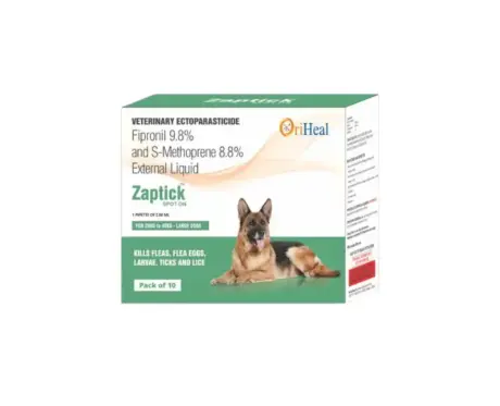 Oriheal Zaptick Spot On 20 to 40 KG (Fipronil & S methoprene) for Dogs at ithinkpets.com 1