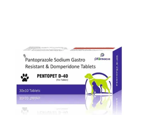 Pfarmacia Pentopet D 40 MG digestive care tablets for pets Ithinkpets.com