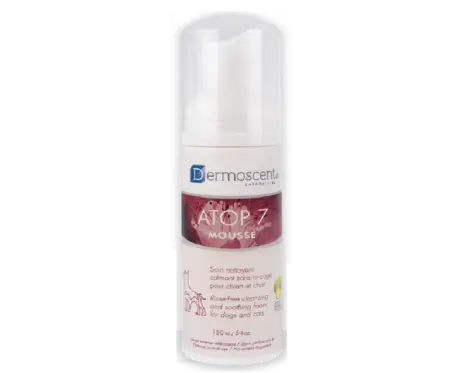 Savavet Dermoscent Atop 7 Mousse Dry Shampoo for Dogs & Cats, 150 ML at ithinkpets.com 1 1