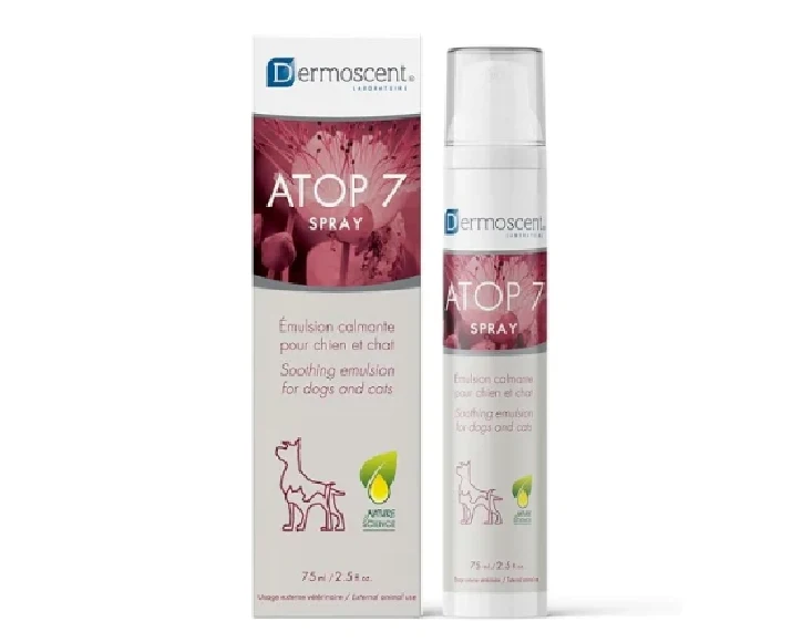 Savavet Dermoscent Atop 7 Spray for Dogs & Cats, 75 ML at ithinkpets.com 1
