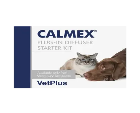 Vetplus Calmex Plug In Diffuser Starter Kit - 1 Plug In & 40 ML Calming oils at ithinkpets.com 1 (3)