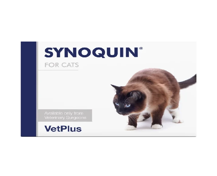 Vetplus Synoquin Cat, Nutraceutical Supplement, 30 Tablets at ithinkpets.com 1
