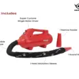 Aeolus Super Cyclone Pet Dryer, Single Motor (TD-941GTR ) at ithinkpets.com 4