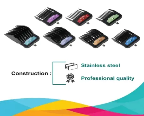 Andis 7 Piece Animal Clip Comb Set at ithinkpets.com 2