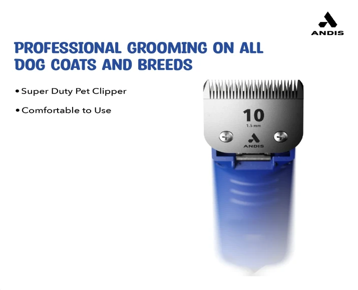 Andis AGC Super 2 Brushless Clipper for Pets at ithinkpets.com 12