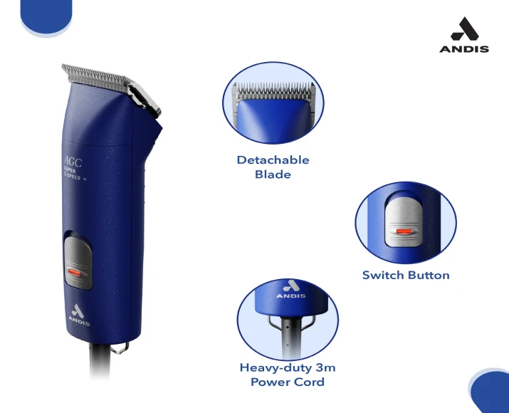 Andis AGC Super 2 Brushless Clipper for Pets at ithinkpets.com 9