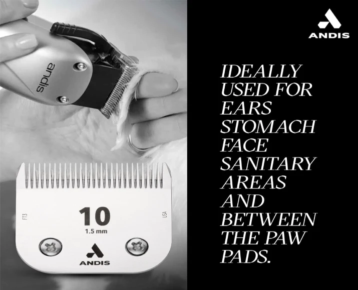Andis Ceramic Edge Detachable Blade, Size 10 at ithinkpets.com 4