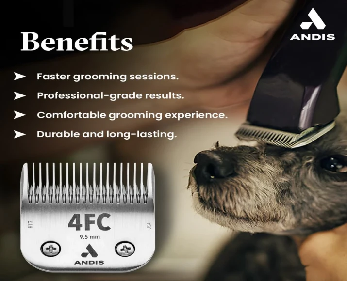 Andis Ultra Edge Blade Size 4FC at ithinkpets.com 4