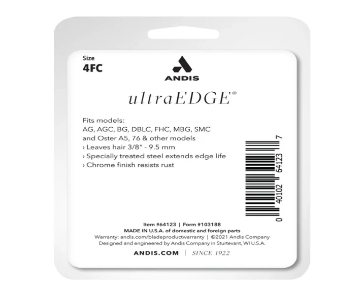 Andis Ultra Edge Blade Size 4FC at ithinkpets.com 8