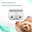 Andis Ultra Edge Blade Size 7, Skip Tooth at ithinkpets.com 4
