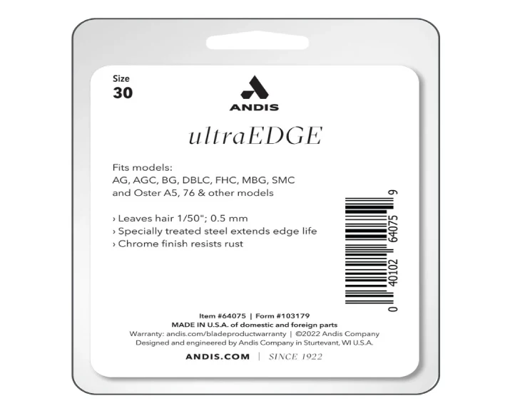 Andis Ultra Edge Detachable Blade, Size 30 at ithinkpets.com 7