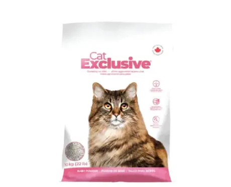Cats Exclusive Baby Powder Scent Clumping Cat Litter, 10KG at ithinkpets.com 1 (1)
