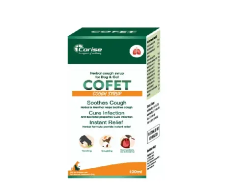 Corise Cofet Cough Syrup for Dogs & Cats, 100 ML at ithinkpets.com 1 (1)