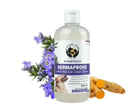 Fur Ball Story Dermaprove Shampooch, Antifungal Dog Shampoo, 200 ML at ithinkpets.com 1 (1)