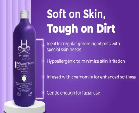 Hydra Groomers Extra Soft Facial Shampoo for Dogs & Cats, 1 Litre 4
