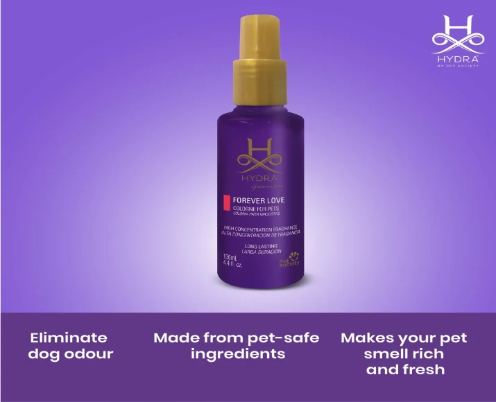 Hydra Groomers Forever VIP Long-lasting Pet Cologne, 130 ML at ithinkpets.com 3