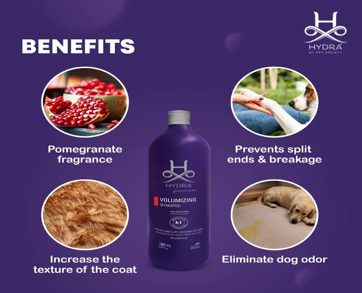 Hydra Groomers Volumizing Shampoo for Dogs & Cats, 1 Litre at ithinkpets.com 4