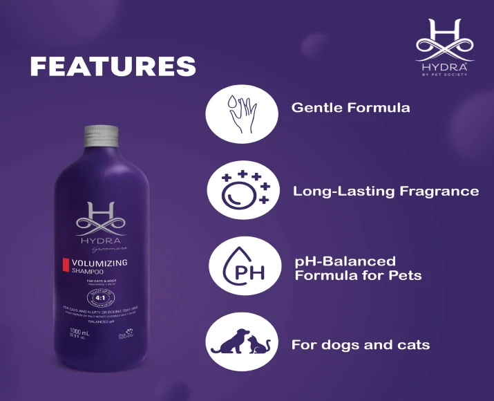 Hydra Groomers Volumizing Shampoo for Dogs & Cats, 1 Litre at ithinkpets.com 6