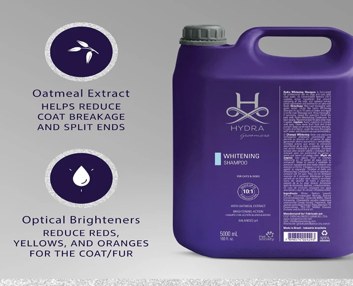 Hydra Groomers Whitening Shampoo for Dogs & Cats, 2 Sizes at ithinkpets.com 10