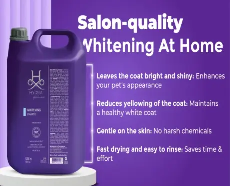 Hydra Groomers Whitening Shampoo for Dogs & Cats, 2 Sizes at ithinkpets.com 13