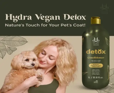 Hydra Vegan Detox Conditioner for Dogs & Cats, 1 Litre at ithinkpets.com 2