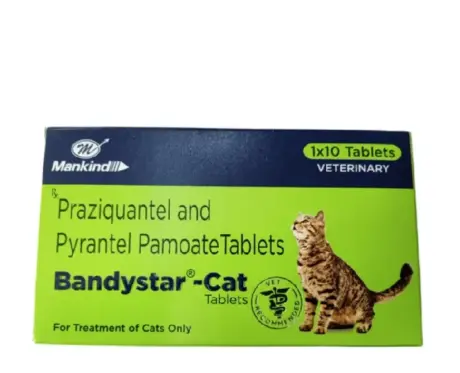Mankind Bandystar Deworming Cat Tablets, 10 Tablets at ithinkpets.com 1 (1)