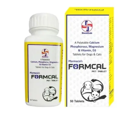 Pfarmacia Formcal Plus Pet Tablets, 50 Tablets at ithinkpets.com 1 (1)