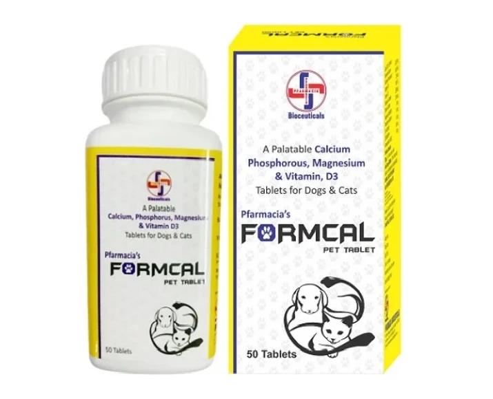 Pfarmacia Formcal Plus Pet Tablets, 50 Tablets at ithinkpets.com 1 (1)