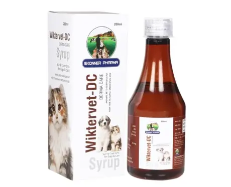Skonner Pharma Wiktervet DC Multivitamins Syrup Supplement for Dog & Cat, 200 ML at ithinkpets.com 1 (1)